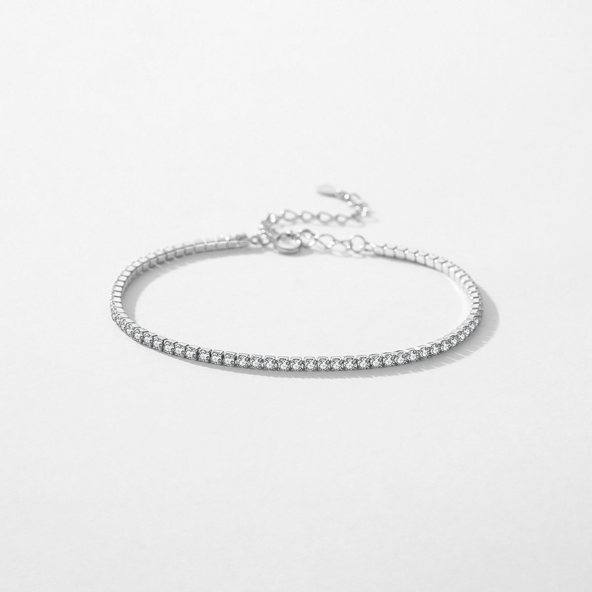 Sparkling Clear Zircon Bracelet