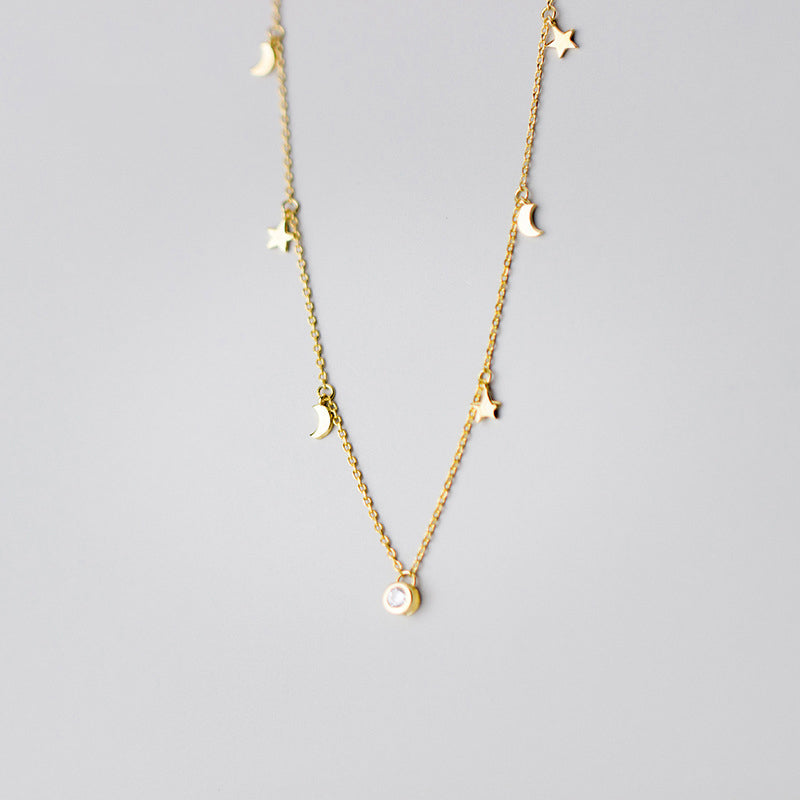 Starry Night Chain Pendant Necklace