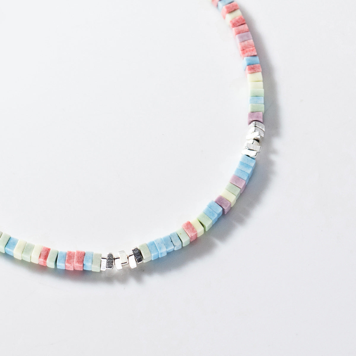 Colorful Square Chain Bracelet