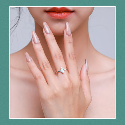 Crown Opal Classic Ring