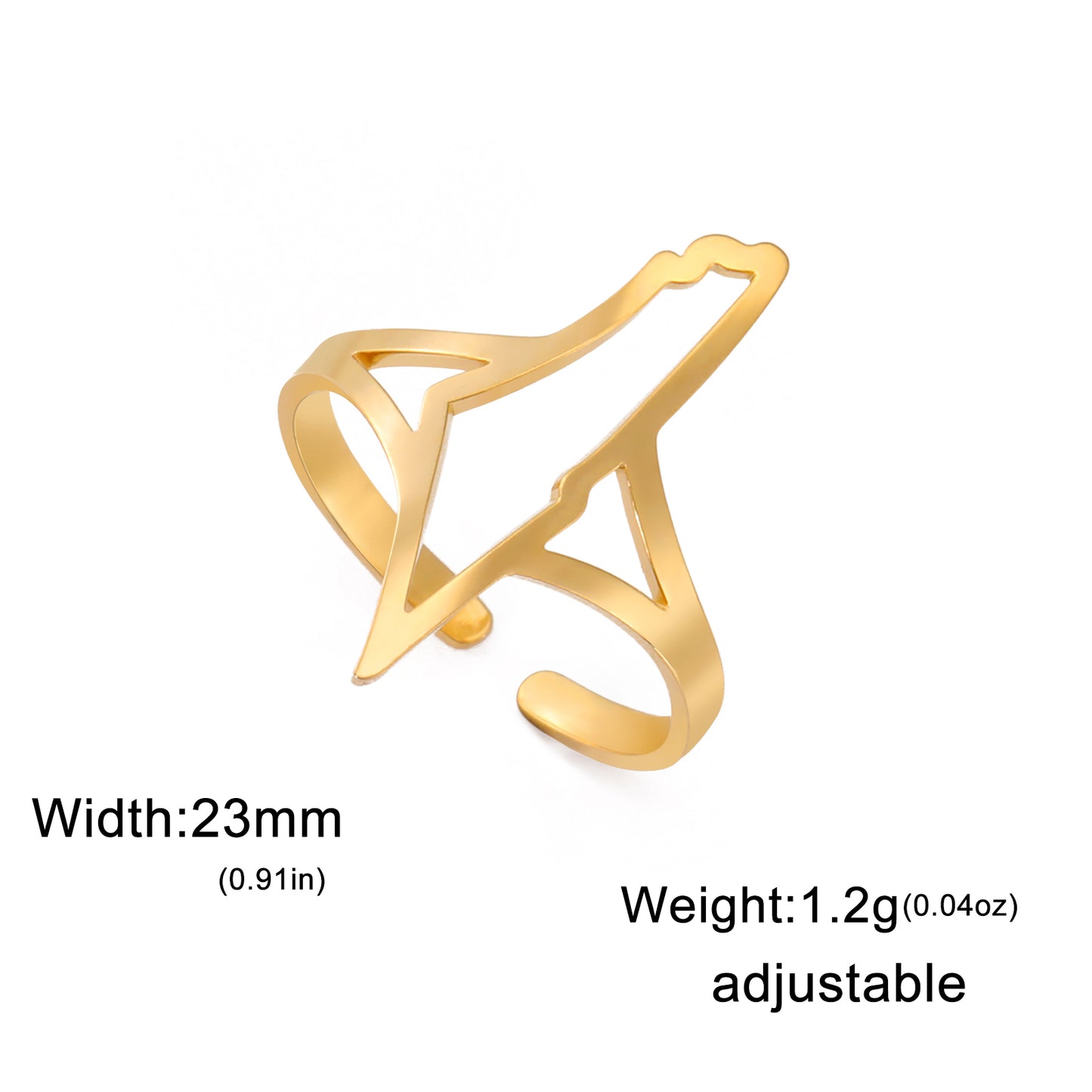 Palestine Stainless Steel Adjustable Rings