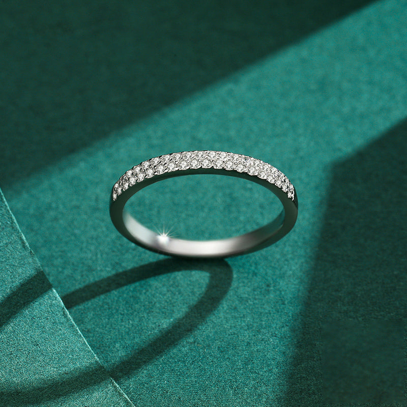Classic Sparkling Zirconia Elegant Ring