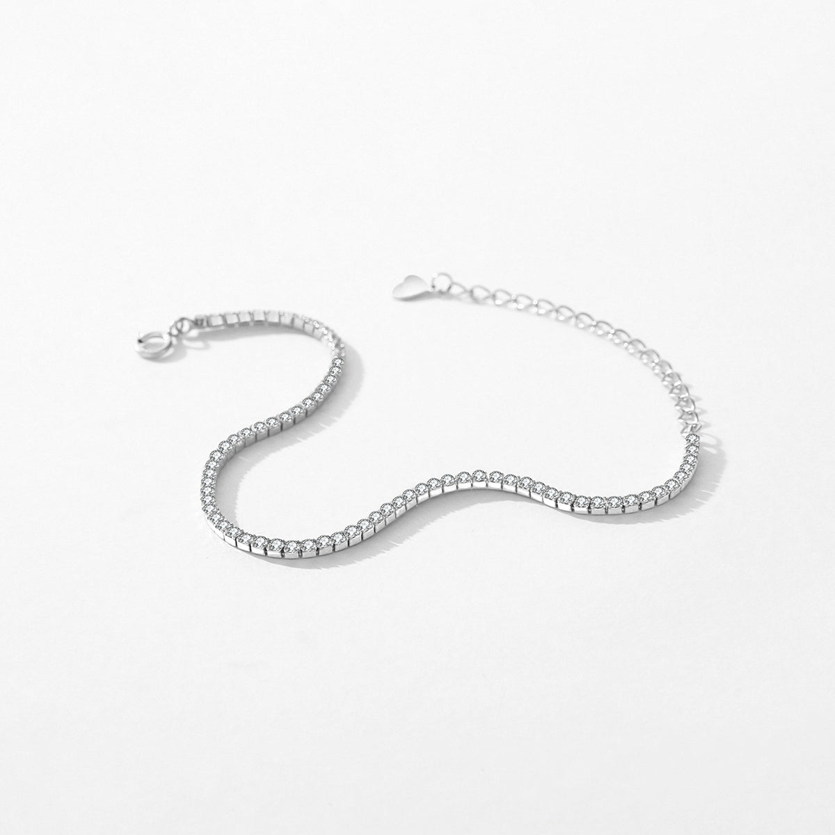 Sparkling Clear Zircon Bracelet