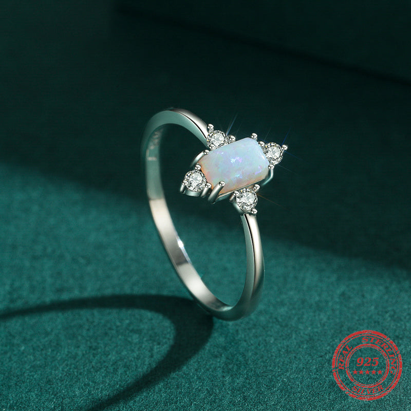 Crown Opal Classic Ring