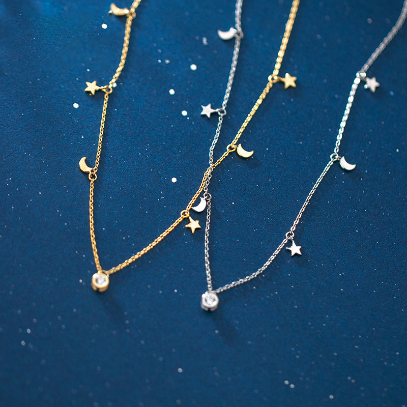 Starry Night Chain Pendant Necklace
