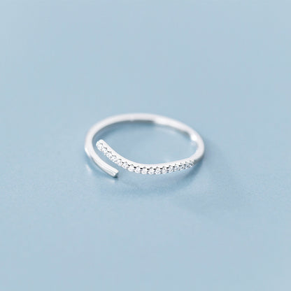Stackable Zirconia Open Size Party Ring