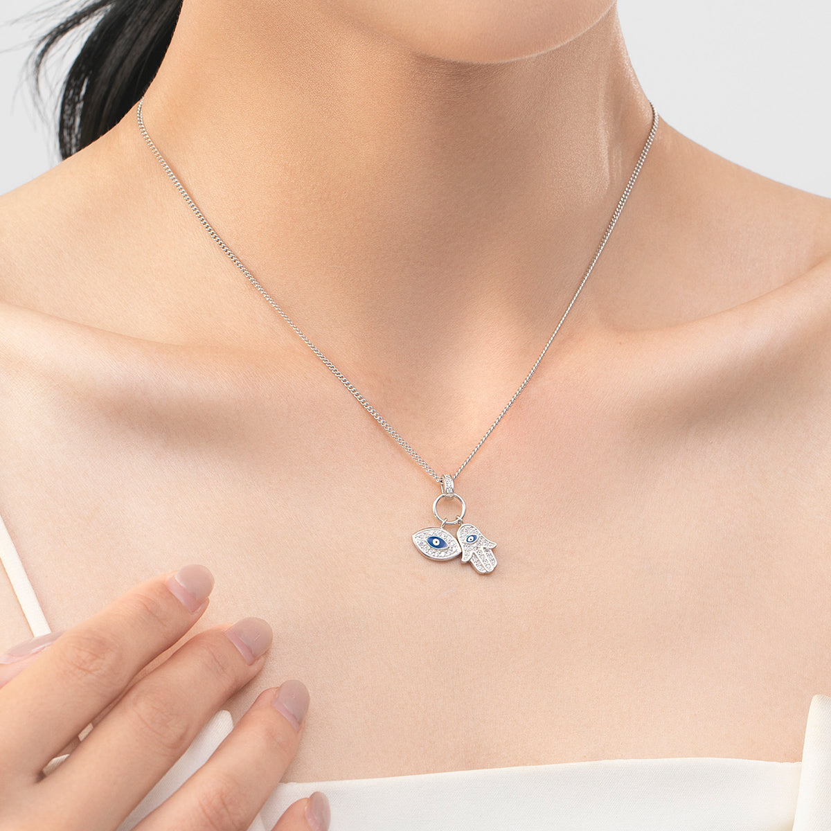 Paradigm 6 variants Sterling Silver Necklace