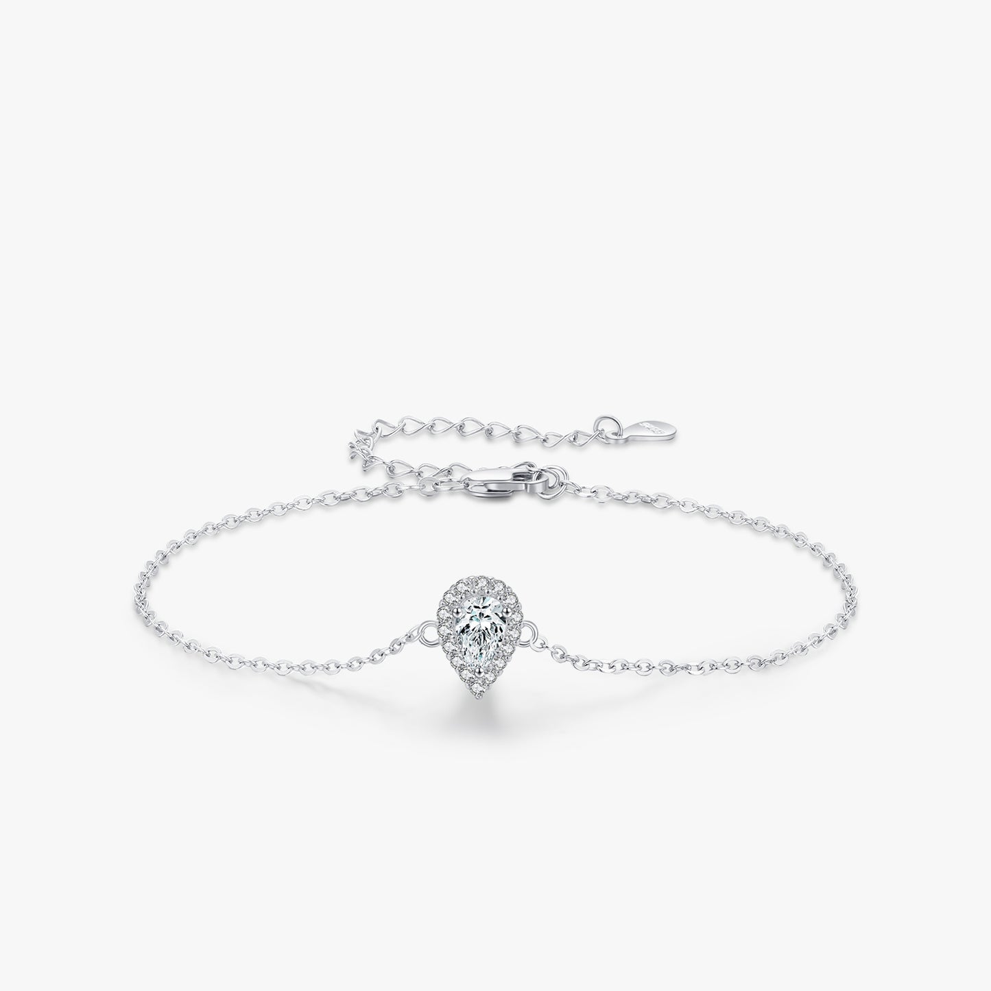 Water Drop Clear Zircon Bracelet