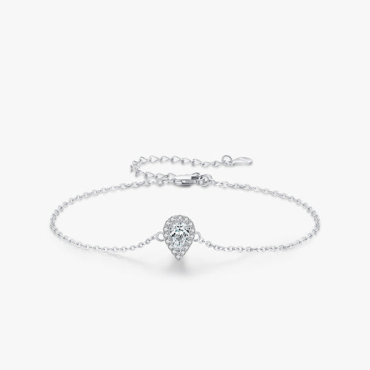 Water Drop Clear Zircon Bracelet