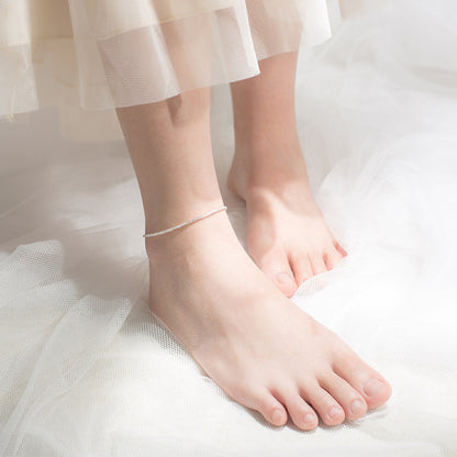 Starlight Chain Simple Link Anklet