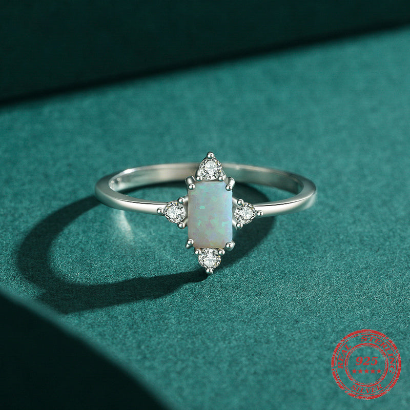 Crown Opal Classic Ring