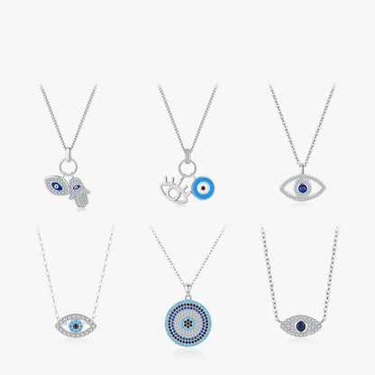 Paradigm 6 variants Sterling Silver Necklace