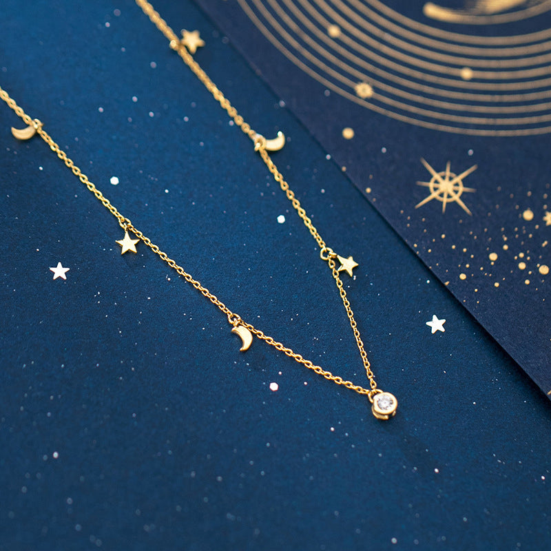 Starry Night Chain Pendant Necklace