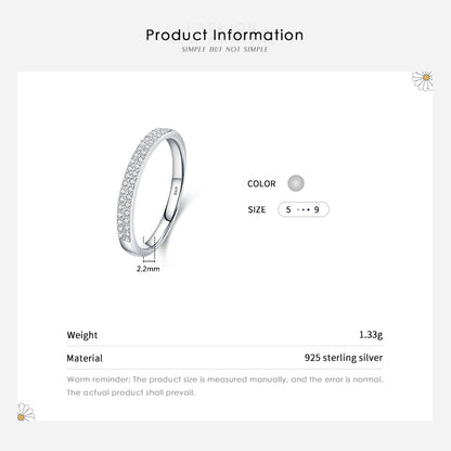 Classic Sparkling Zirconia Elegant Ring