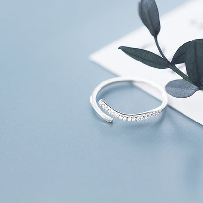 Stackable Zirconia Open Size Party Ring