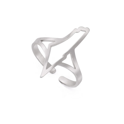 Palestine Stainless Steel Adjustable Rings