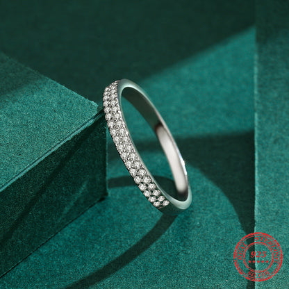 Classic Sparkling Zirconia Elegant Ring