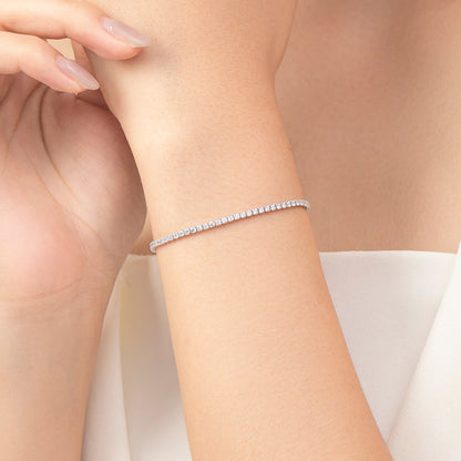 Sparkling Clear Zircon Bracelet