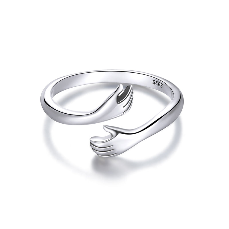 Big Loving Hugs Sterling Silver Ring