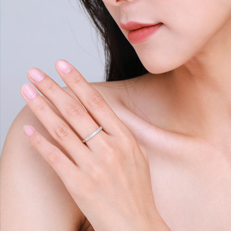 Classic Sparkling Zirconia Elegant Ring