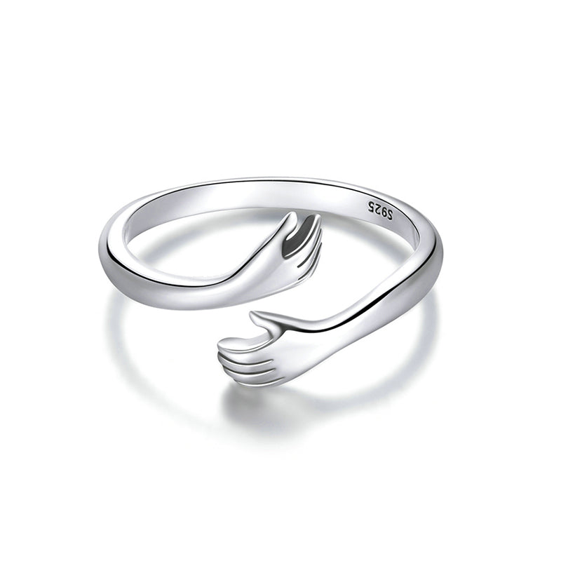 Big Loving Hugs Sterling Silver Ring